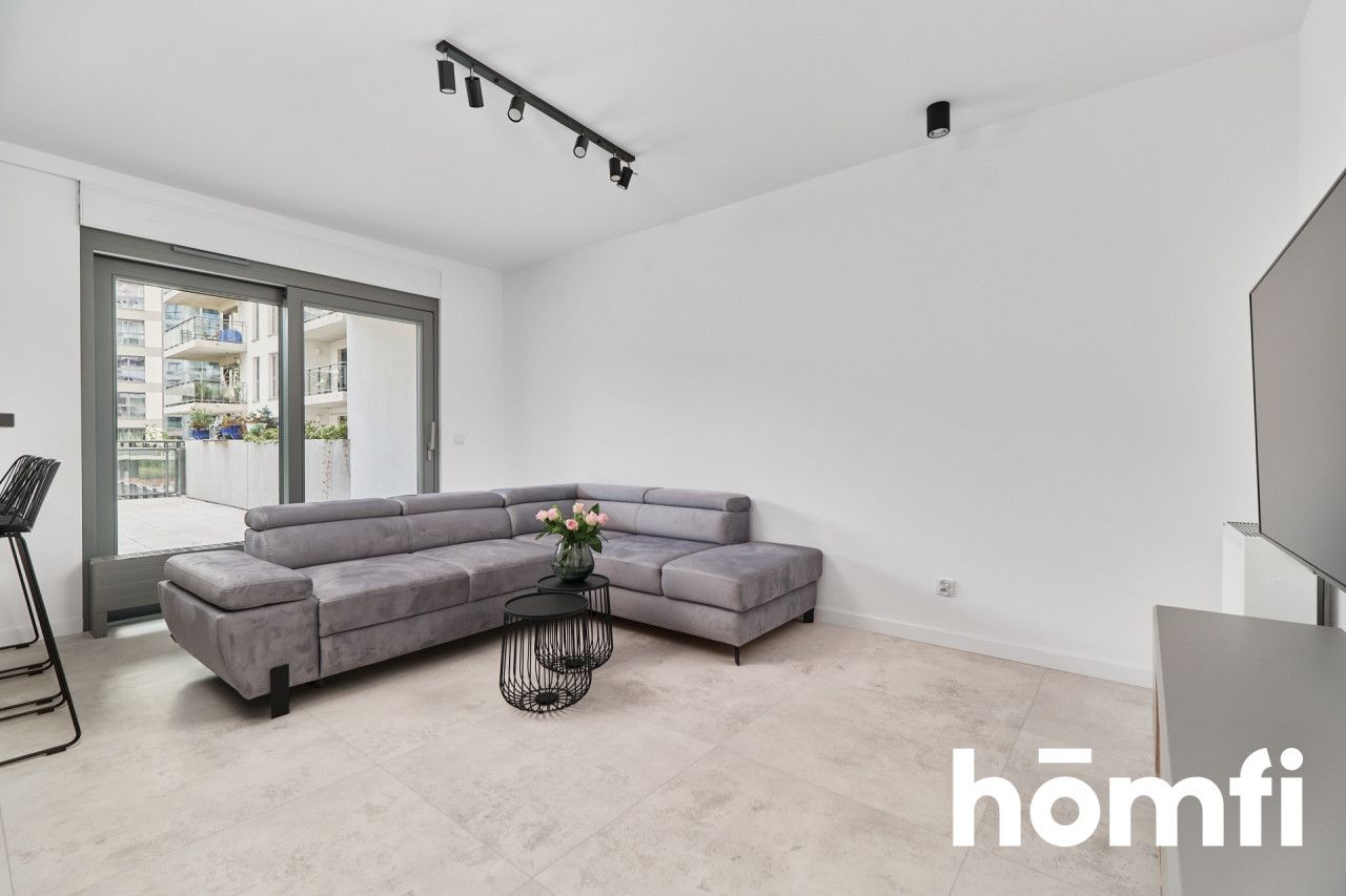 3-room 66.5 m2 with a 40 m2 terrace and a balcony / Centrum / Kępa Mieszczańska / River Point - Apartment - Rent - Wrocław, Śródmieście / Nadodrze