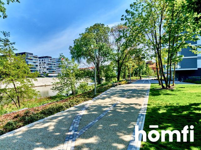 3-room 66.5 m2 with a 40 m2 terrace and a balcony / Centrum / Kępa Mieszczańska / River Point - Apartment - Rent - Wrocław, Śródmieście / Nadodrze