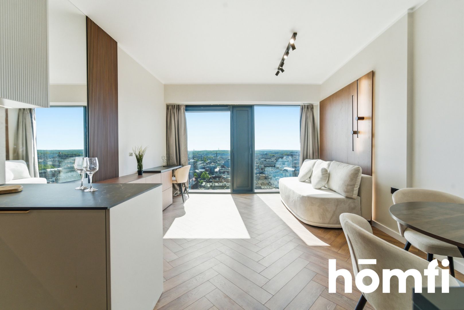 BEAUTIFUL STUDIO APARTMENT ON THE 22ND FLOOR IN KATOWICE - Квартира - Оренда - Katowice, Śródmieście
