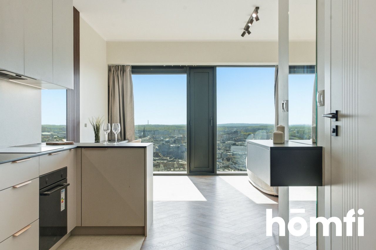 BEAUTIFUL STUDIO APARTMENT ON THE 22ND FLOOR IN KATOWICE - Квартира - Оренда - Katowice, Śródmieście
