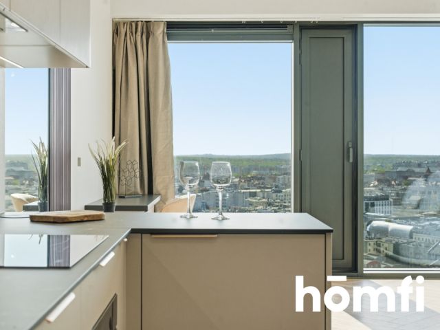 BEAUTIFUL STUDIO APARTMENT ON THE 22ND FLOOR IN KATOWICE - Apartment - Rent - Katowice, Śródmieście