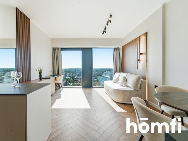 BEAUTIFUL STUDIO APARTMENT ON THE 22ND FLOOR IN KATOWICE - Apartment - Rent - Katowice, Śródmieście