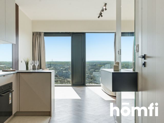 BEAUTIFUL STUDIO APARTMENT ON THE 22ND FLOOR IN KATOWICE - Apartment - Rent - Katowice, Śródmieście