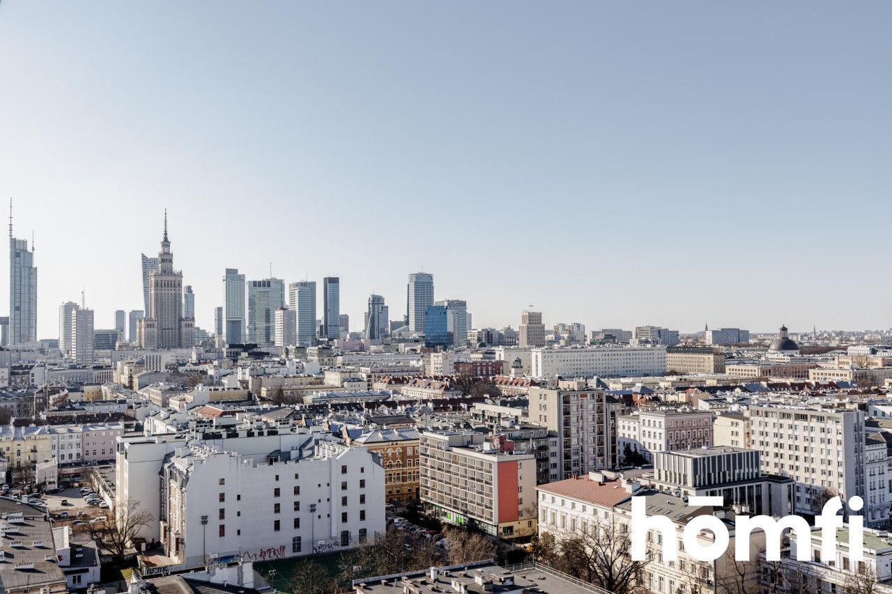 NOWOCZESNE STUDIO Z PANORAMĄ WARSZAWY/36m2/ - Mieszkanie - Wynajem - Warszawa, Śródmieście / Śródmieście Północne