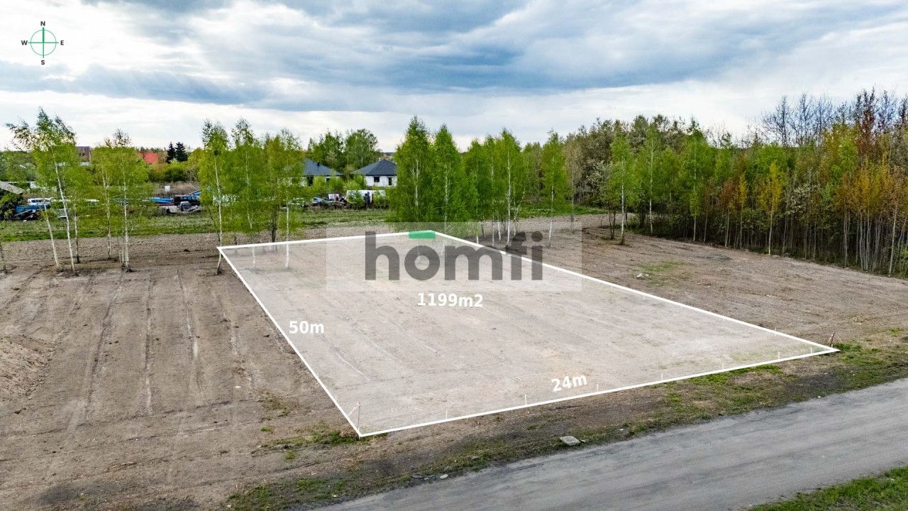 Piękna działka w Makowie Gmina Skaryszew, 1199m2 - Działka - Sprzedaż - Radomski, Skaryszew / Maków