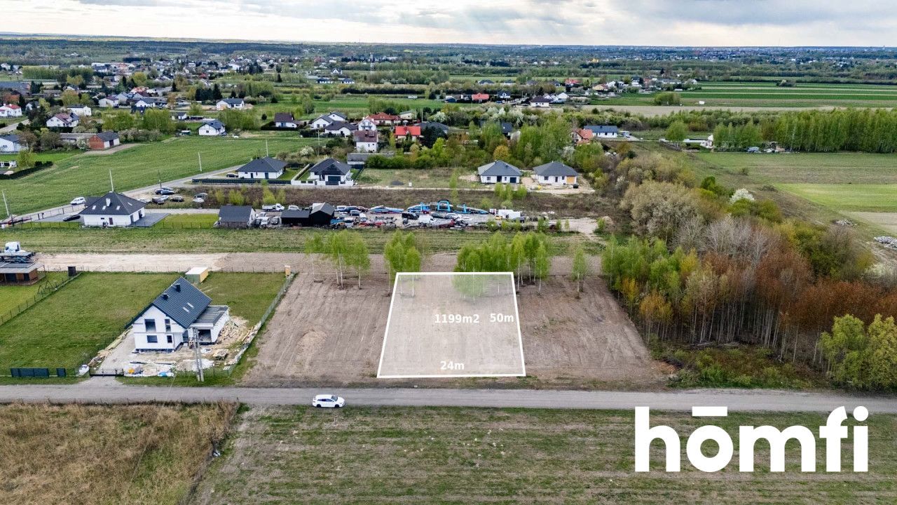 Piękna działka w Makowie Gmina Skaryszew, 1199m2 - Działka - Sprzedaż - Radomski, Skaryszew / Maków