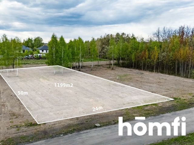 Beautiful plot in Maków, Skaryszew, 1199m2 - Plot - Sale - Radomski, Skaryszew / Maków
