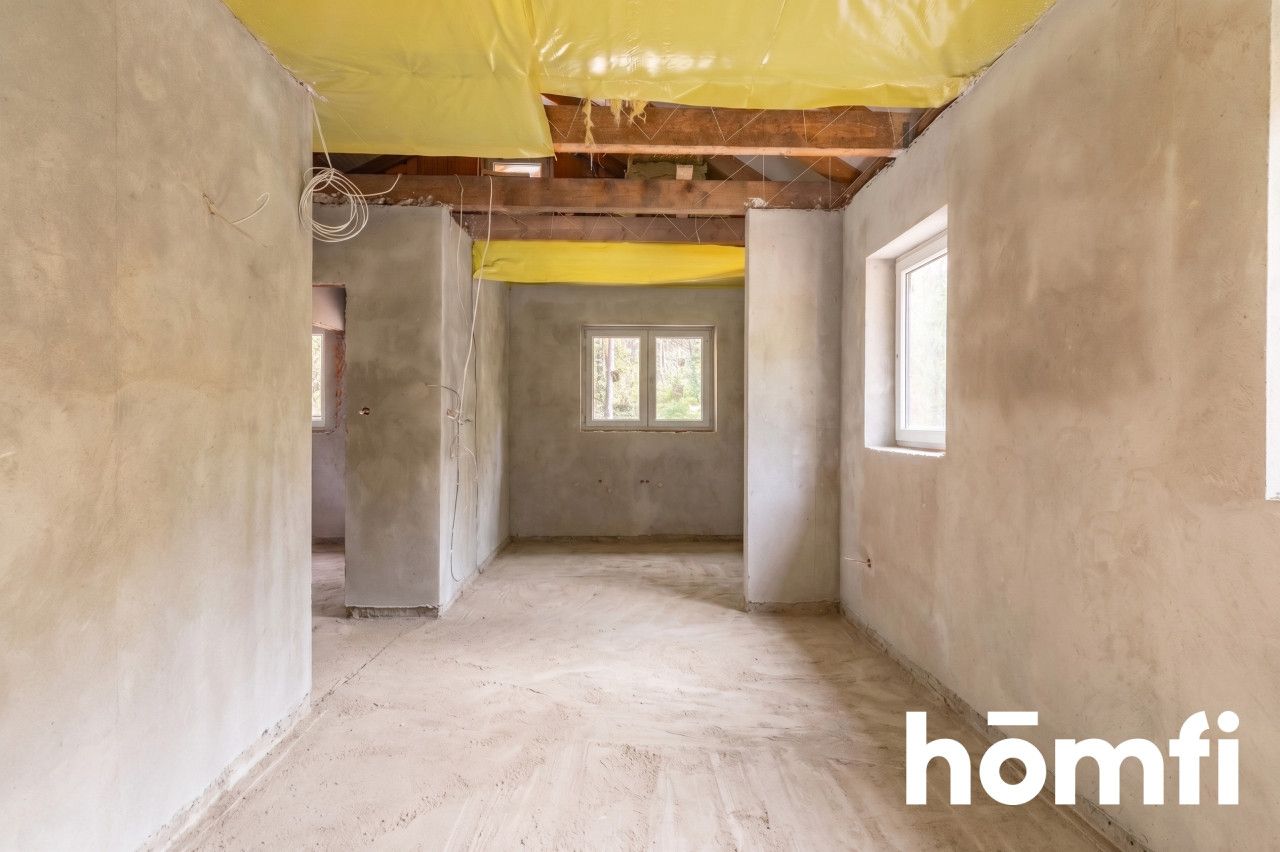 House under construction surrounded by forest – Łask area | 80 m² - House - Sale - Łaski, Łask
