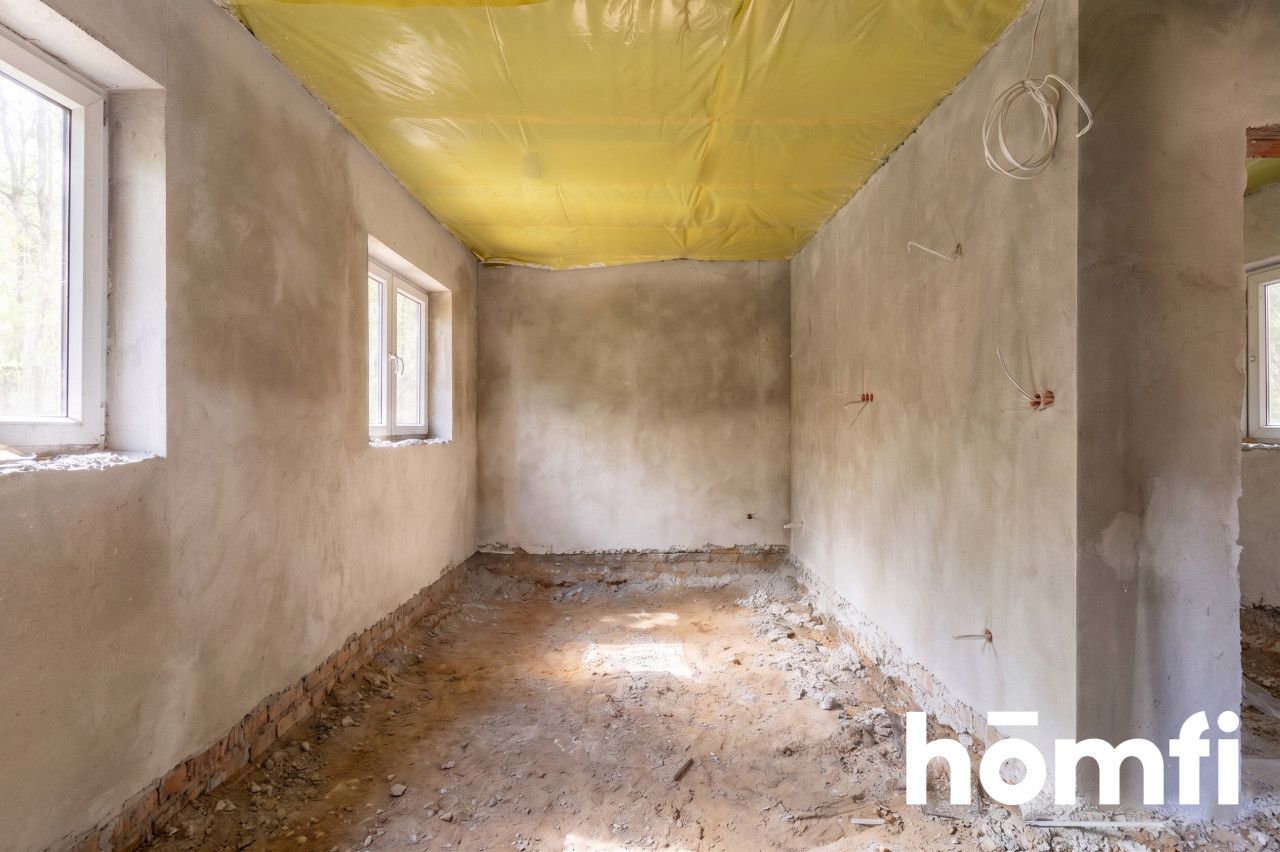House under construction surrounded by forest – Łask area | 80 m² - House - Sale - Łaski, Łask