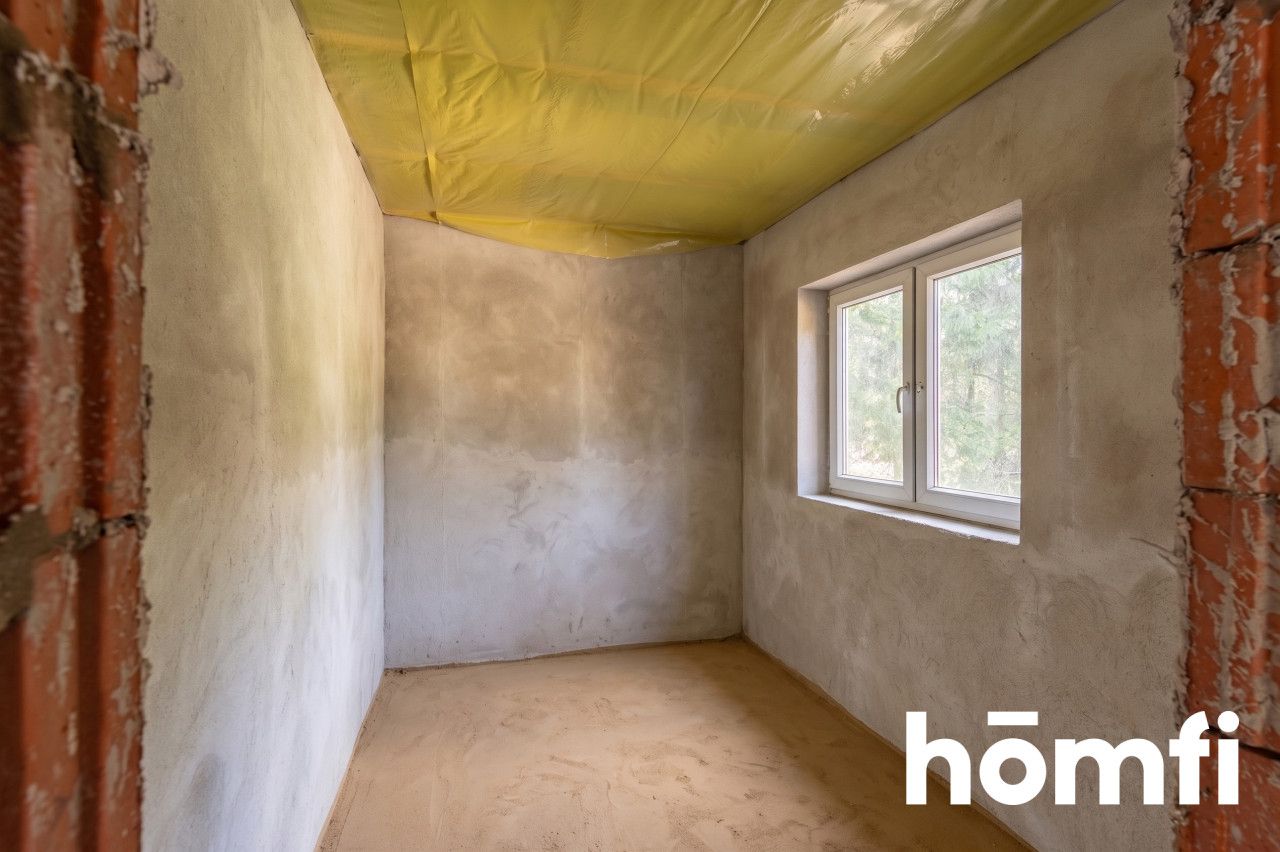 House under construction surrounded by forest – Łask area | 80 m² - House - Sale - Łaski, Łask
