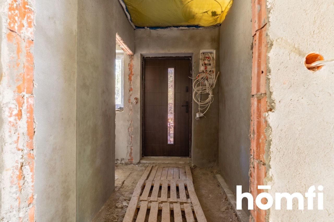 House under construction surrounded by forest – Łask area | 80 m² - House - Sale - Łaski, Łask