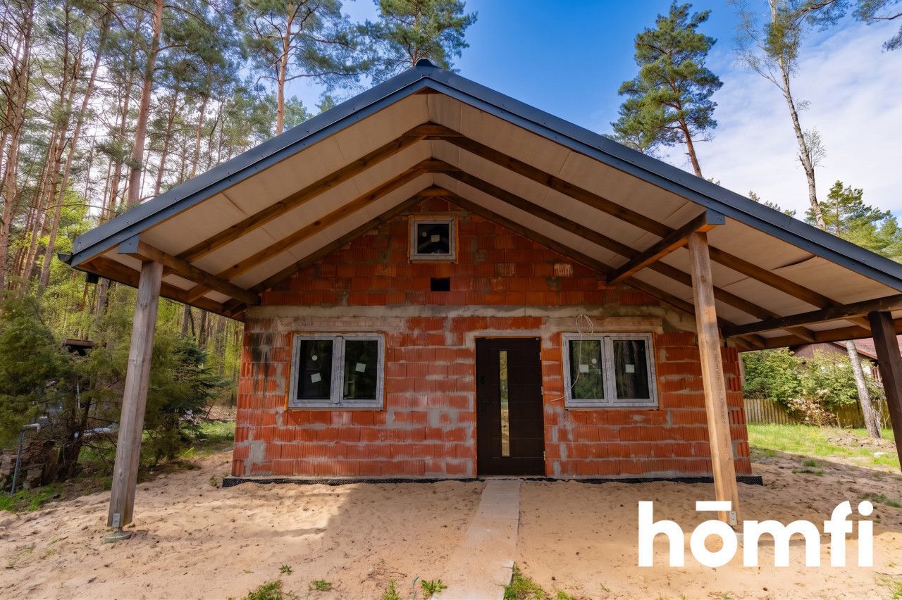 House under construction surrounded by forest – Łask area | 80 m² - House - Sale - Łaski, Łask