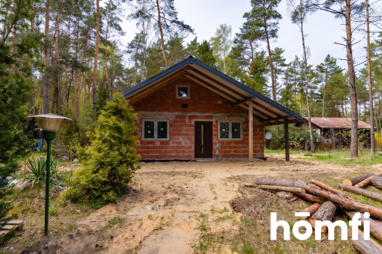 House under construction surrounded by forest – Łask area | 80 m² - House - Sale - Łaski, Łask