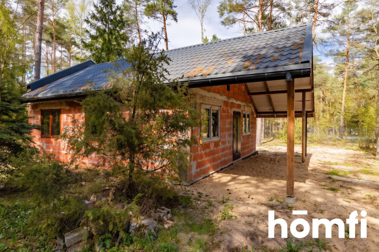 House under construction surrounded by forest – Łask area | 80 m² - House - Sale - Łaski, Łask