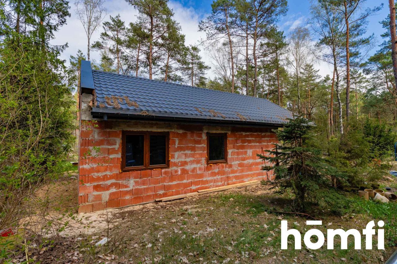 House under construction surrounded by forest – Łask area | 80 m² - House - Sale - Łaski, Łask