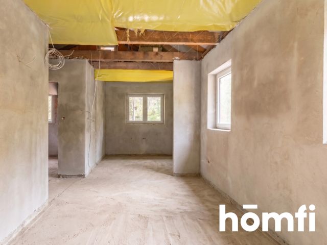 House under construction surrounded by forest – Łask area | 80 m² - House - Sale - Łaski, Łask / Rokitnica