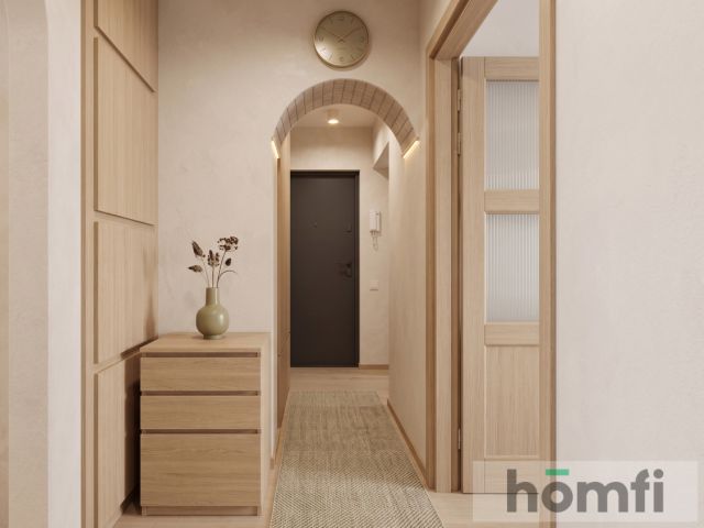 exceptionally well-arranged, 3-room apartment with an area of 46.70 m², - Apartment - Sale - Warszawa, Wola / Młynów
