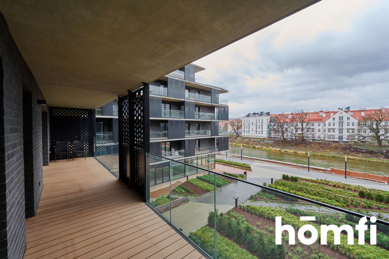 3-room apartment with air condition / river view / parking space. - Квартира - Оренда - Wrocław, Kępa Mieszczańska