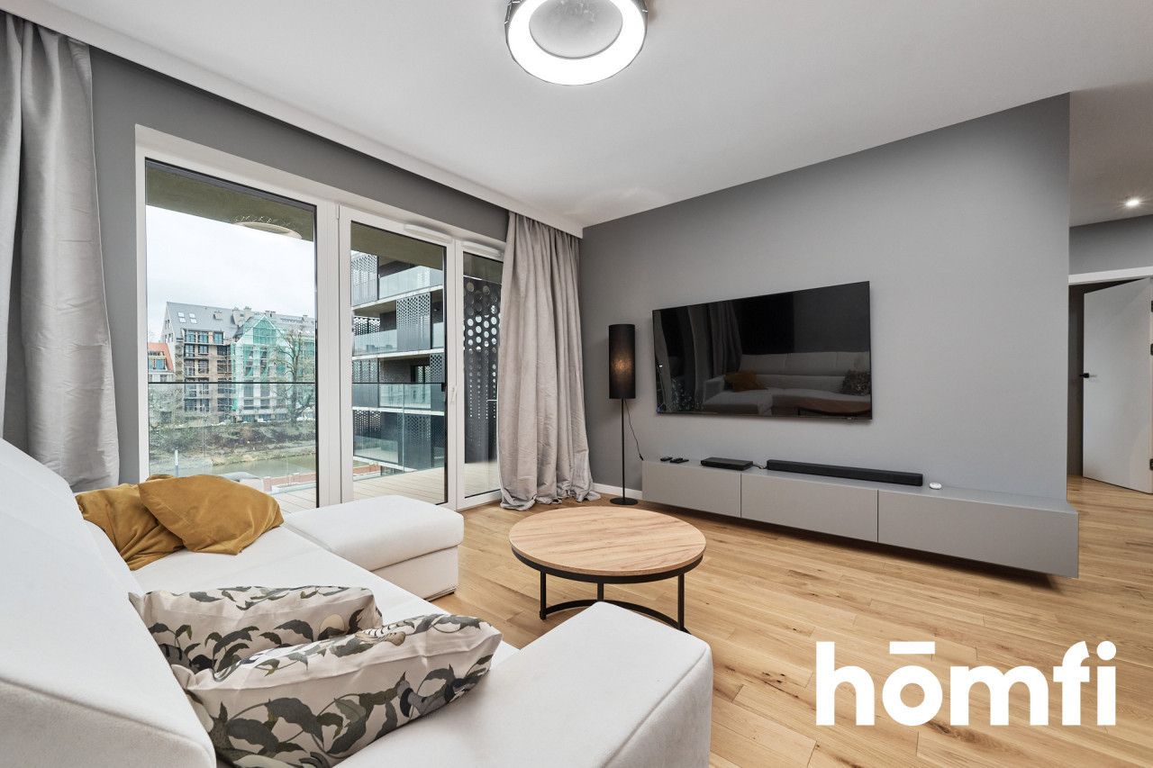 3-room apartment with air condition / river view / parking space. - Квартира - Оренда - Wrocław, Kępa Mieszczańska