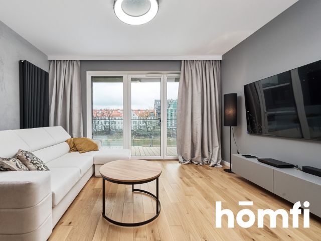 3-room apartment with air condition / river view / parking space. - Apartment - Rent - Wrocław, Kępa Mieszczańska