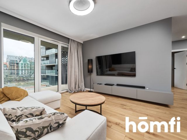 3-room apartment with air condition / river view / parking space. - Apartment - Rent - Wrocław, Kępa Mieszczańska