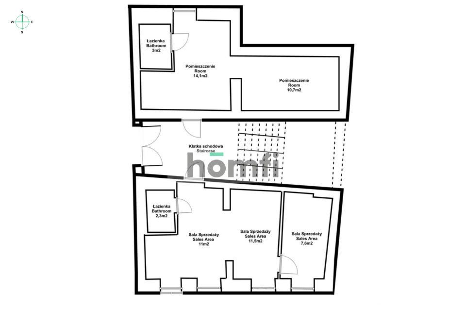 Lokal usługowy 60,2m2 -z potencjałem| Św.Katarzyna - Lokal użytkowy - Sprzedaż - Wrocławski, Siechnice / Święta Katarzyna