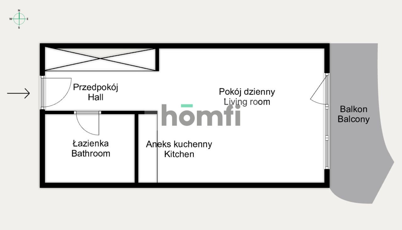 Studio w OVO / klimatyzacja / basen / siłownia / restauracje - Mieszkanie - Wynajem - Wrocław, Stare Miasto