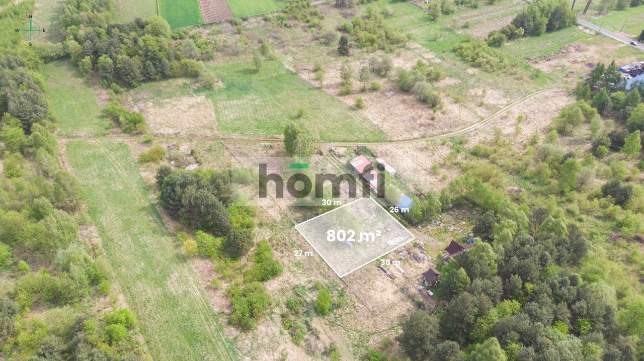 802m² Plot, Kwaśniów Górny, Klucze Commune - Plot - Sale - Olkuski, Klucze / Kwaśniów Górny