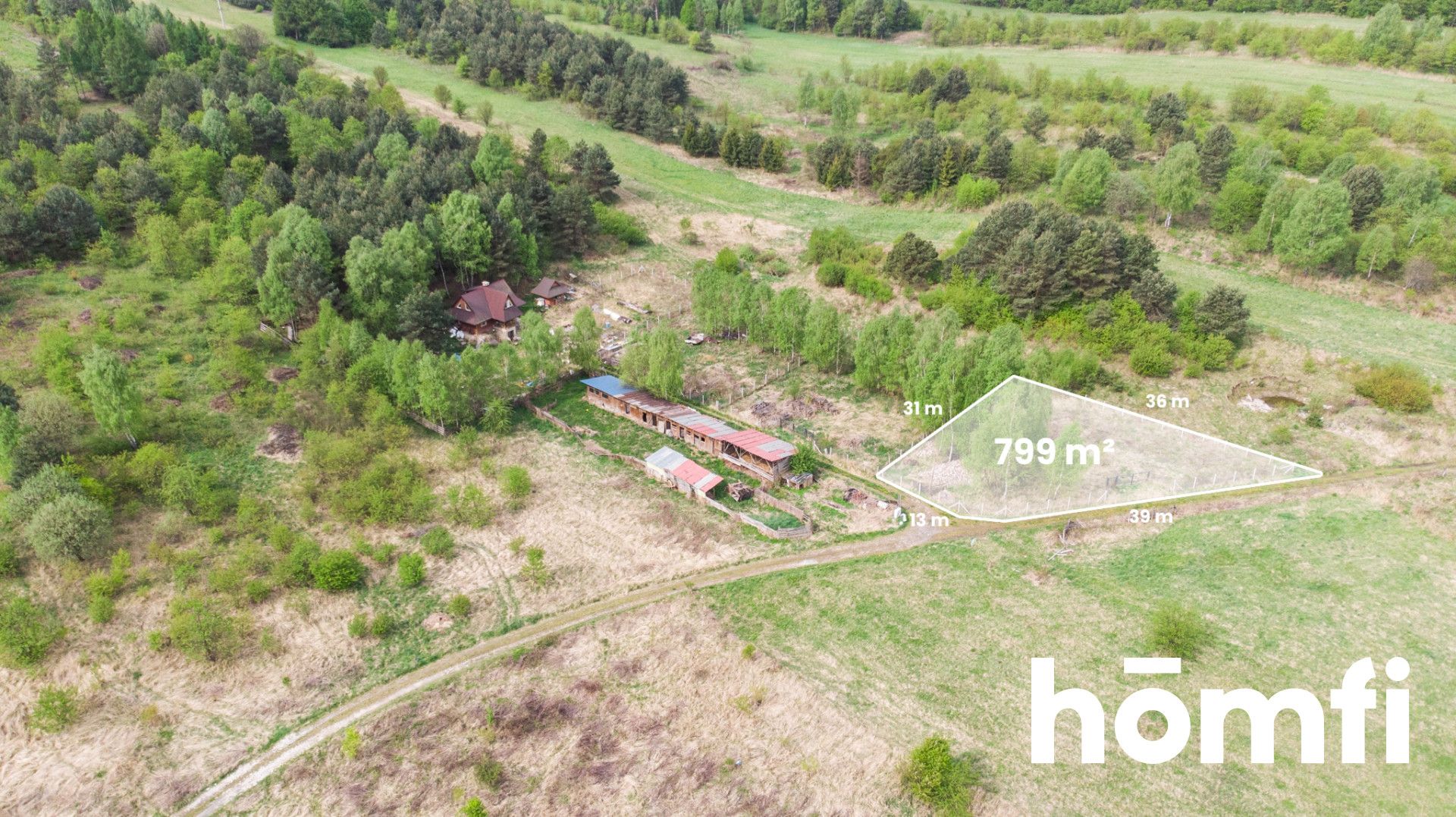 799m² Plot, Kwaśniów Górny, Klucze Commune - Plot - Sale - Olkuski, Klucze / Kwaśniów Górny