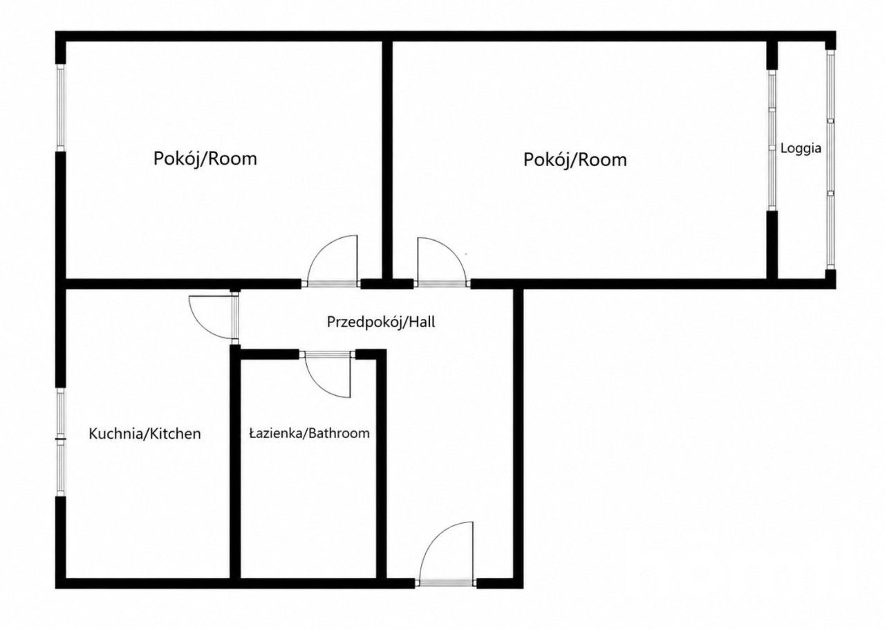 Comfortable 2-room apartment with loggia near universities, elevator, Królewska St., for students - Квартира - Оренда - Kraków, Krowodrza / Łobzów