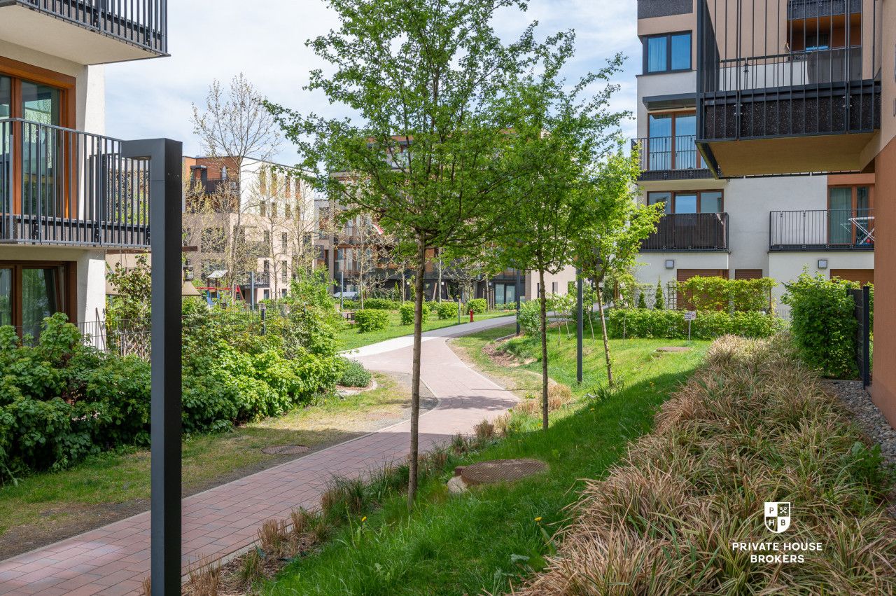 Premium 53m² z dużym ogrodem, garderobą i garażem obok Bonarki - Mieszkanie - Sprzedaż - Kraków, Podgórze / Łagiewniki
