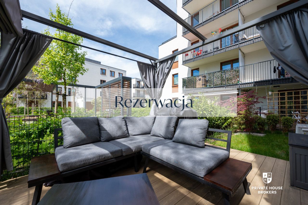 Premium 53m² z dużym ogrodem, garderobą i garażem obok Bonarki - Mieszkanie - Sprzedaż - Kraków, Podgórze / Łagiewniki