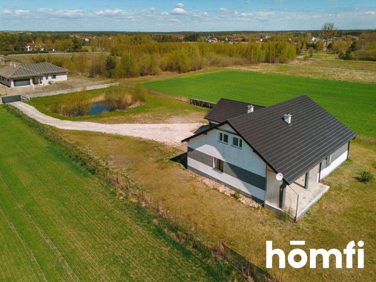 House 240m2 on a plot 3600m2 Młyniec Drugi - Дім - Продаж - Toruński, Lubicz / Młyniec Drugi