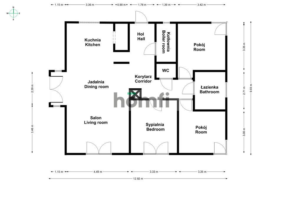 Modern single-story house 100m2 + garage - House - Sale - Chrzanowski, Libiąż