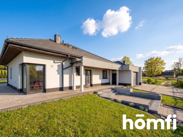 Modern single-story house 100m2 + garage - House - Sale - Chrzanowski, Libiąż
