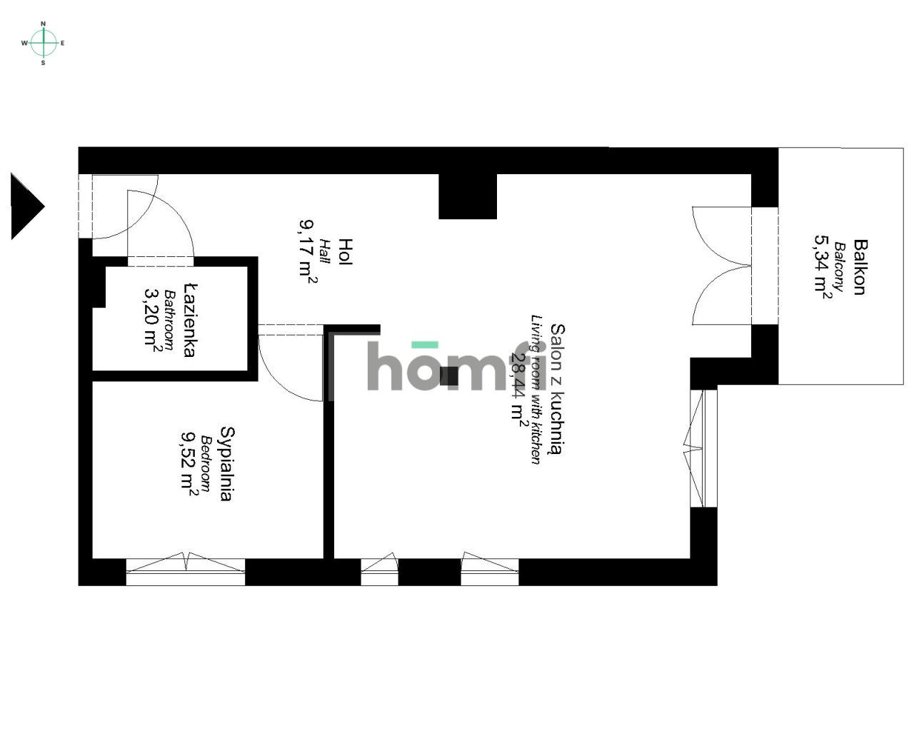 Nowoczesny apartament z klimatyzacją, balkonem i - Mieszkanie - Wynajem - Puławski, Nałęczów