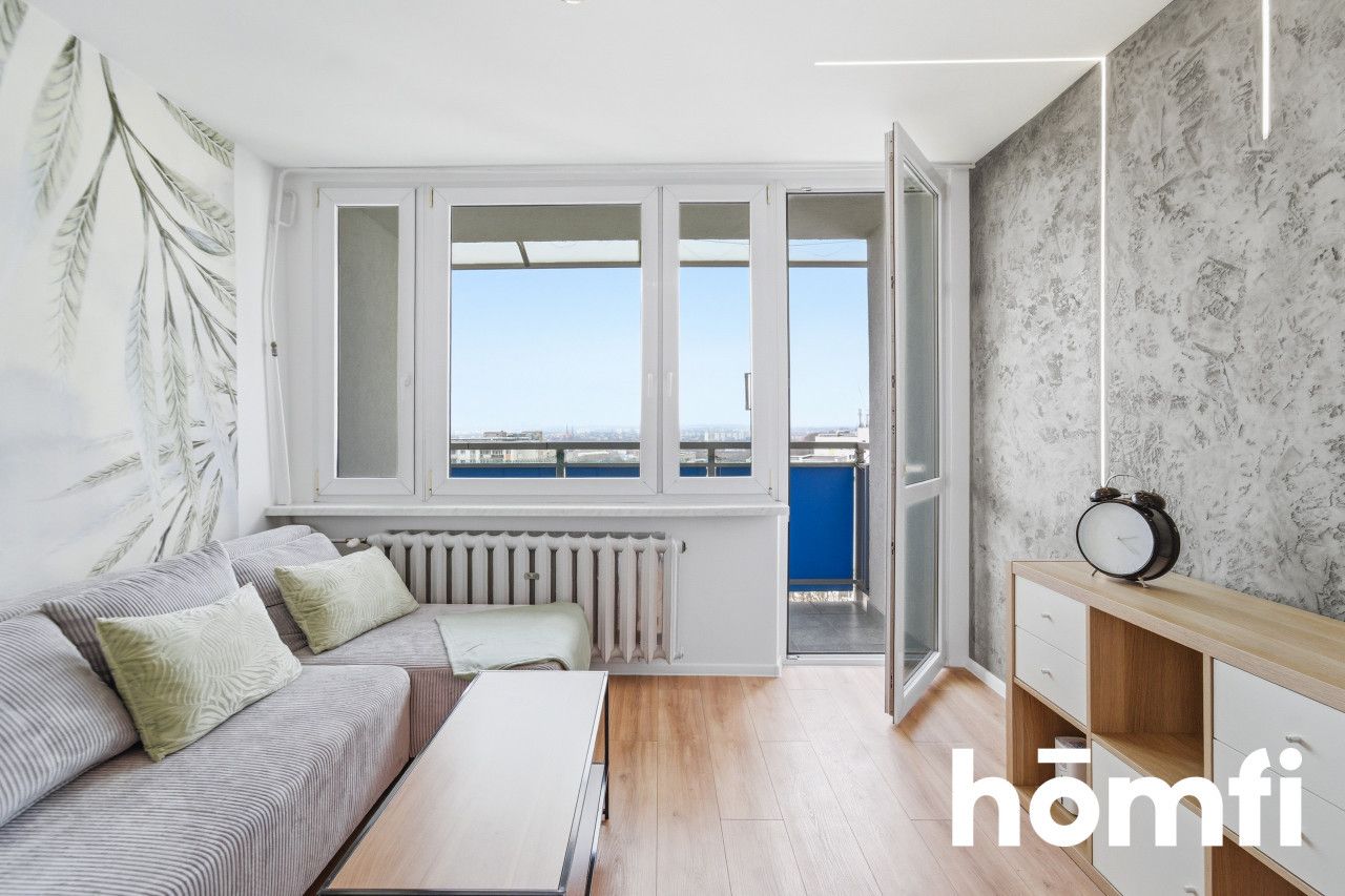 Jasna kawalerka 37m² z panoramą Śląska - Mieszkanie - Wynajem - Sosnowiec, Środula