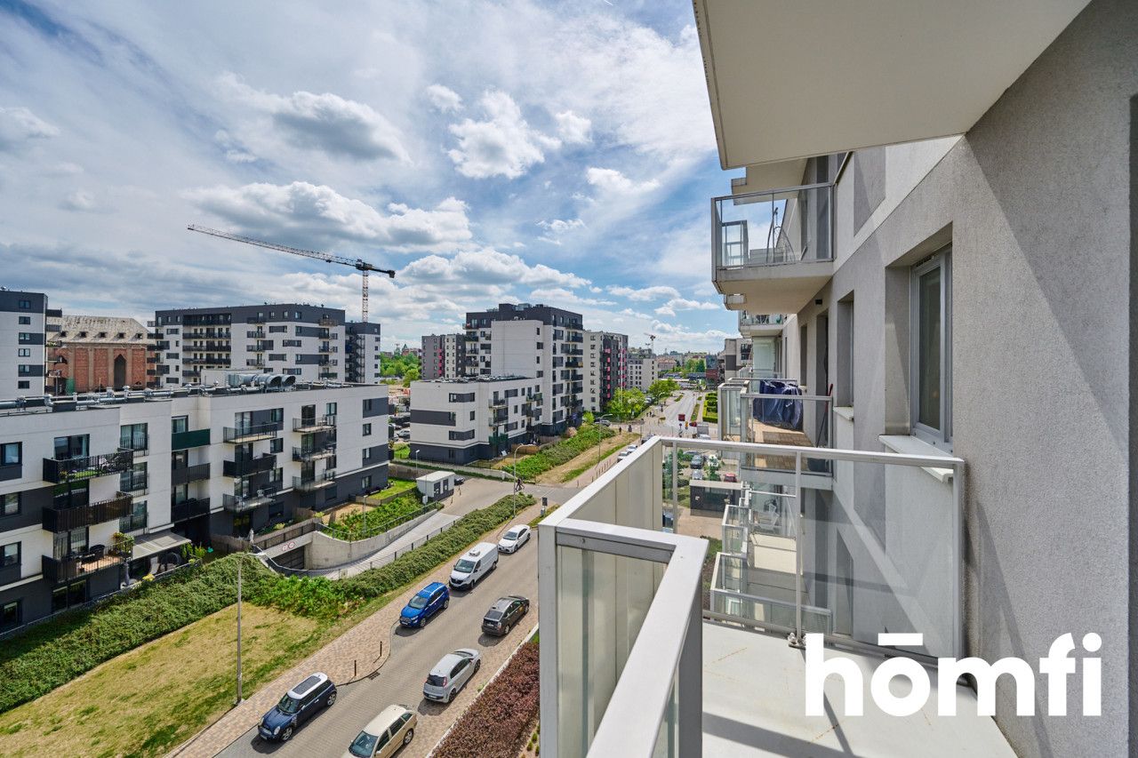 Modern 1-bedroom apartment with a garage and Odra river view - Apartment - Rent - Wrocław, Psie Pole