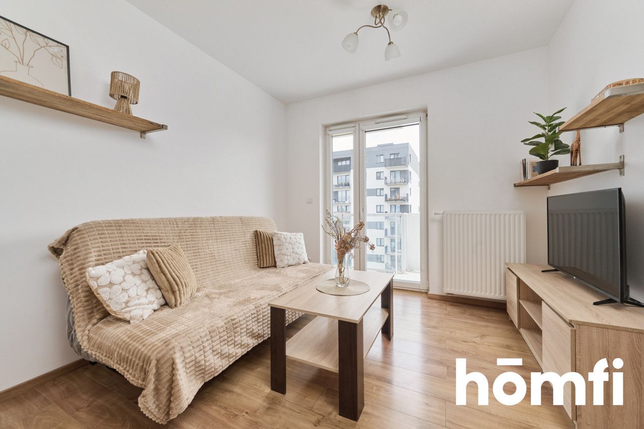Modern 1-bedroom apartment with a garage and Odra river view - Apartment - Rent - Wrocław, Psie Pole