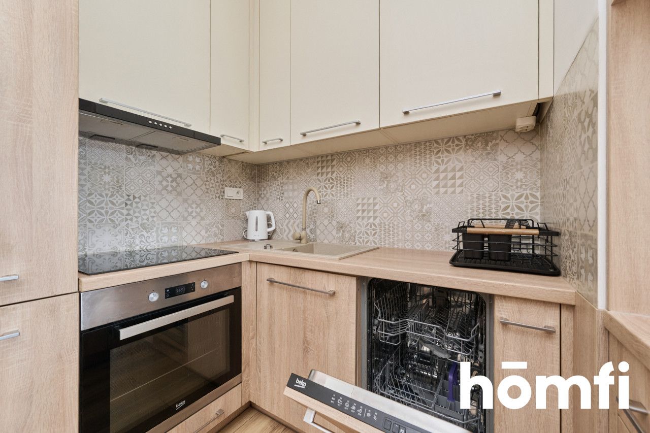 Modern 1-bedroom apartment with a garage and Odra river view - Apartment - Rent - Wrocław, Psie Pole