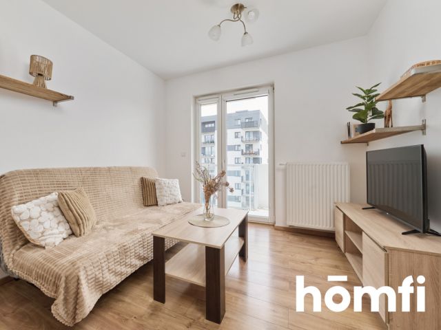 Modern 1-bedroom apartment with a garage and Odra river view - Apartment - Rent - Wrocław, Psie Pole