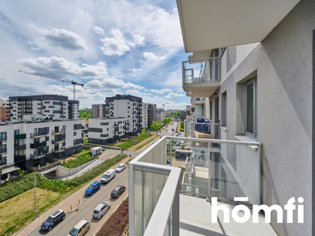 Modern 1-bedroom apartment with a garage and Odra river view - Apartment - Rent - Wrocław, Psie Pole