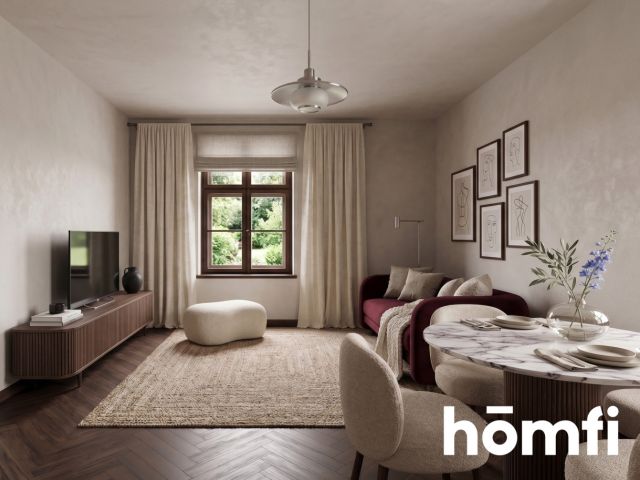 Klecina: Ground floor 104m² in an old villa + 50% garden - Apartment - Sale - Wrocław, Krzyki / Klecina