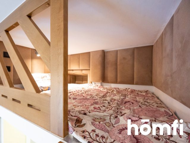 Studio with mezzanine and balcony – Kawiory/AGH | 3 min to the tram | Atmospheric tenement house - Apartment - Rent - Kraków, Krowodrza