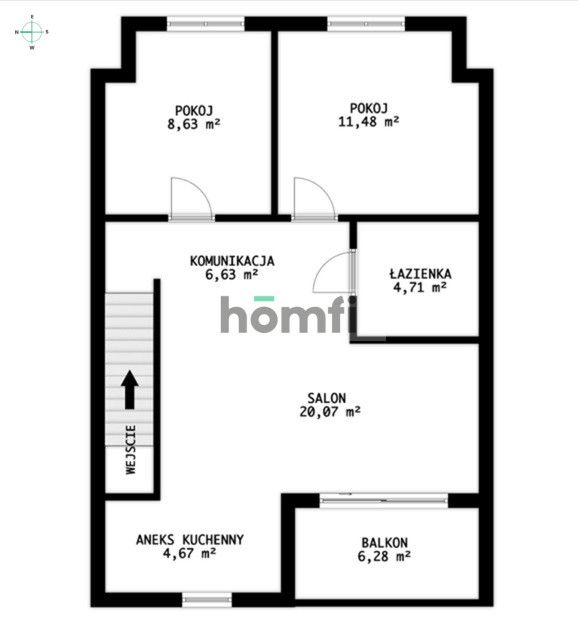 3 rooms | balcony | 2 parking spaces | 2022 | low costs | Zaczernie - Apartment - Sale - Rzeszowski, Trzebownisko / Zaczernie