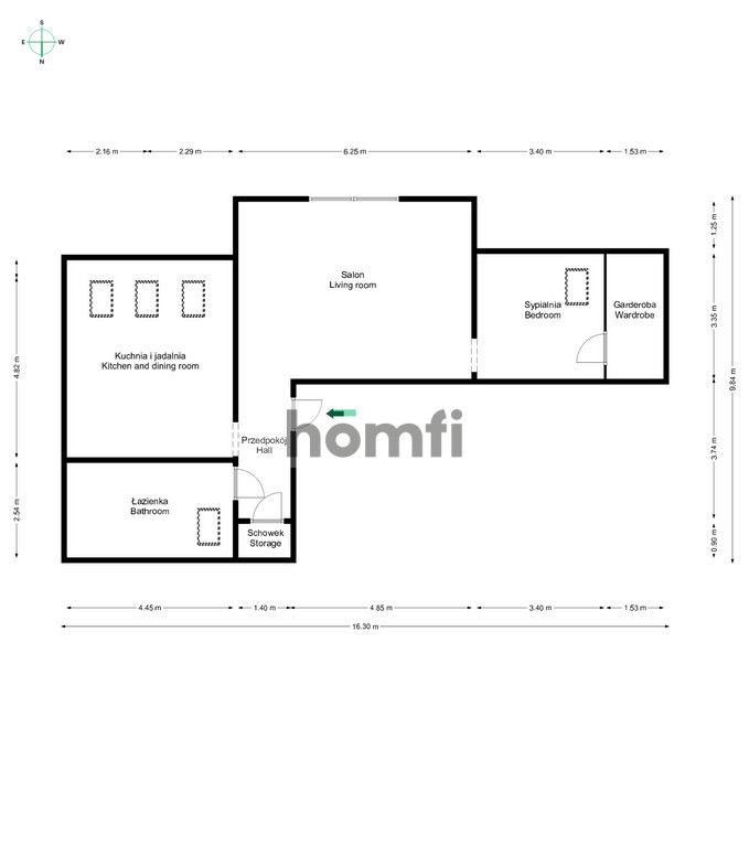 A UNIQUE APARTMENT WITH  A GARAGE - Apartment - Sale - Radom, Gołębiów II