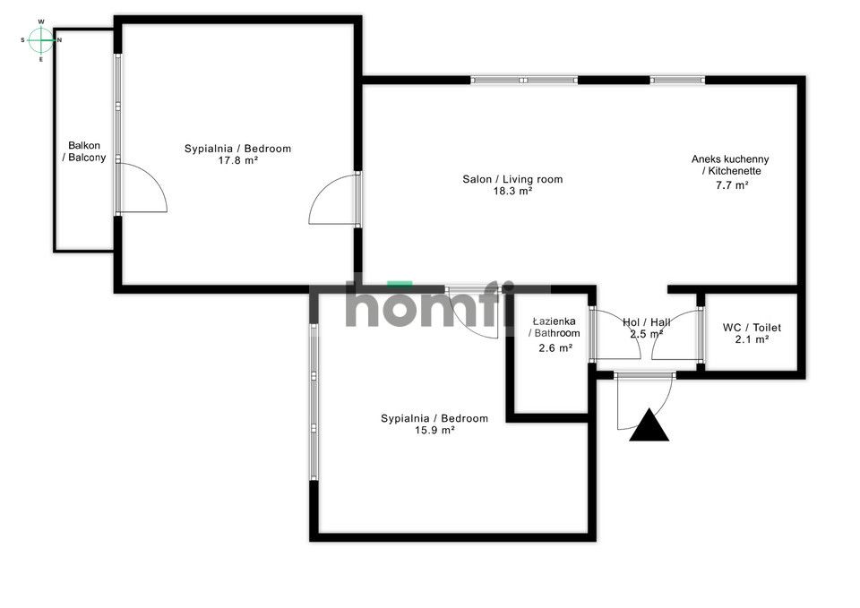 New apartment with a garden | Pruszcz Gdański - Apartment - Rent - Gdański, Pruszcz Gdański
