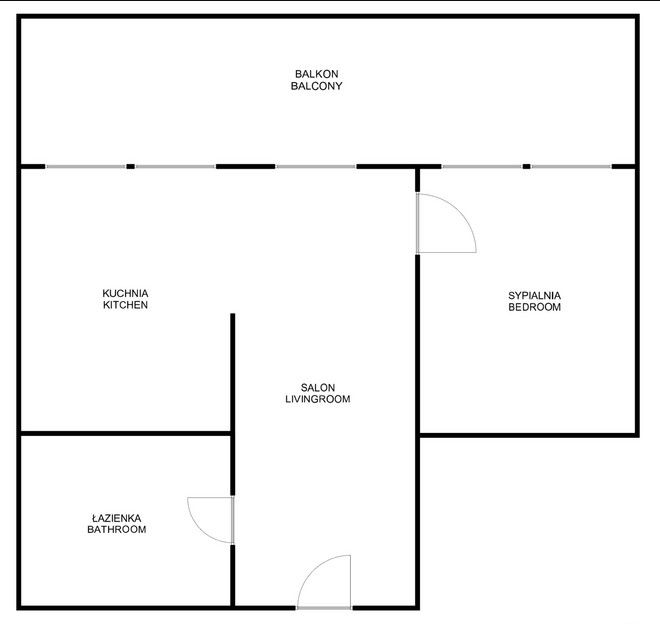 For Rent: 2-Room Apartment, Cieszyńska Street - Apartment - Rent - Kraków, Krowodrza