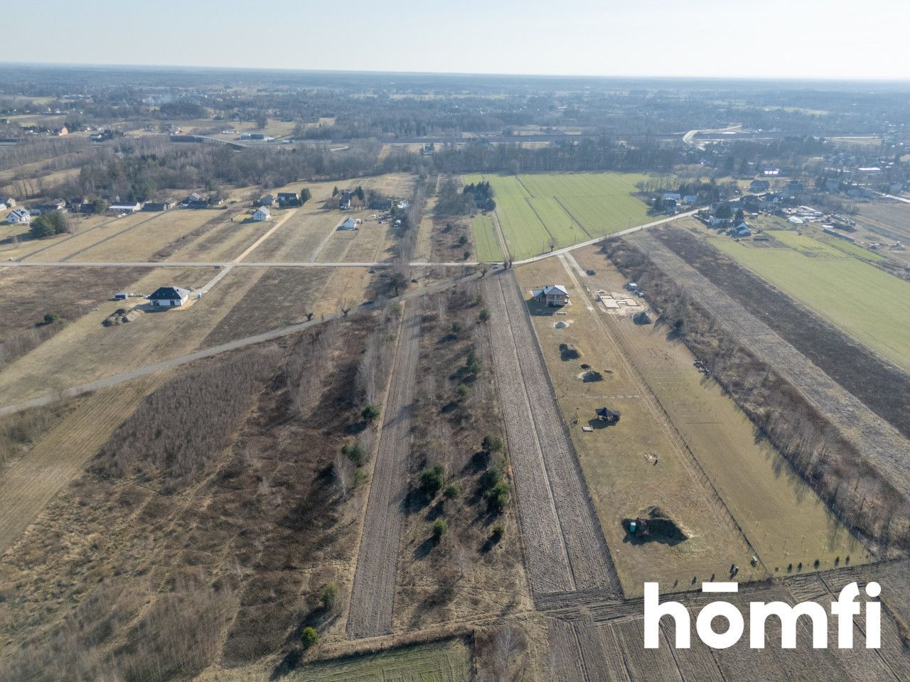 Building plot 1,000 m² – covered by the Local Zoning Plan (MPZP) - Plot - Sale - Miński, Halinów / Żwirówka