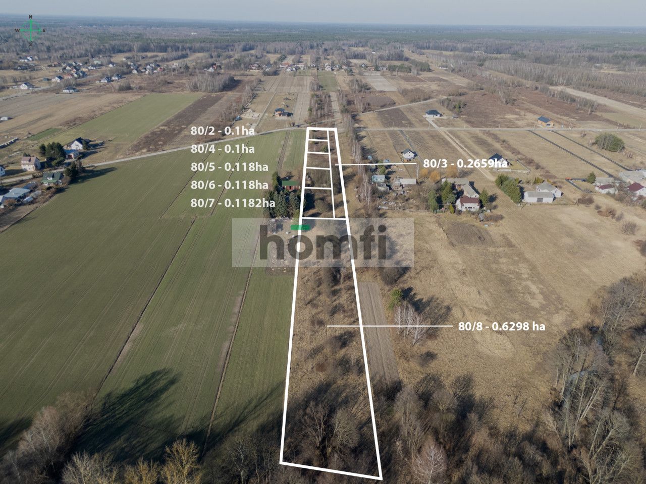 Building plot – 1,180 m² – covered by the Local Zoning Plan (MPZP) - Plot - Sale - Miński, Halinów / Żwirówka